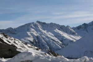 Snow in French Mountains