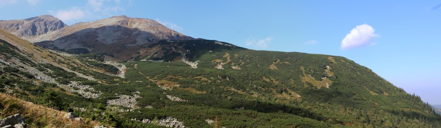 Spálená valley panorama