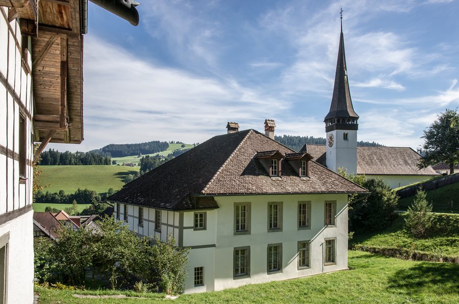 Signau Kirche und Pfarrhaus