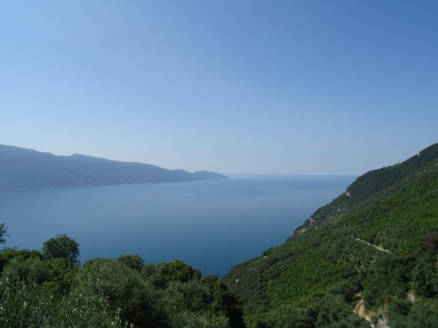 Blick von Piovere auf den Gardasee