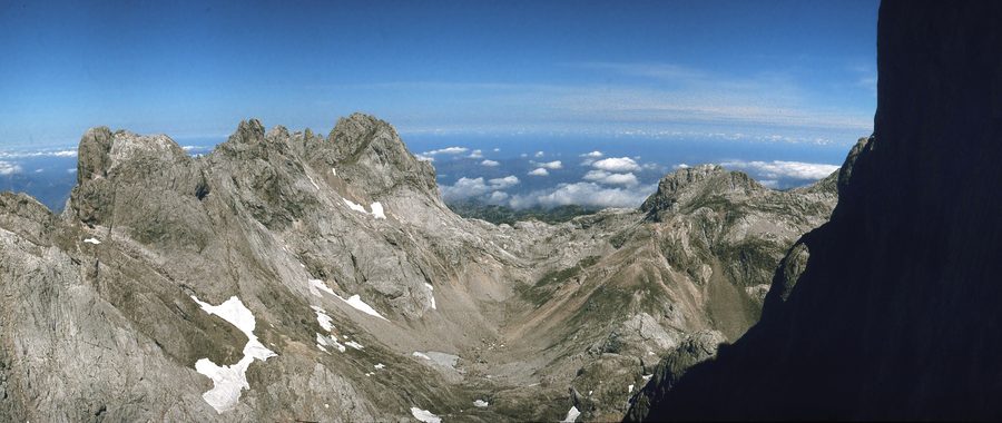Berggipfel im Picos de Europa in Asturien