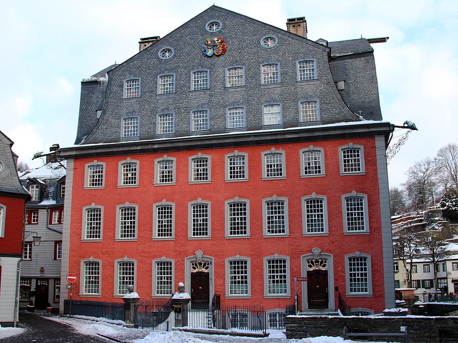 Rotes Haus in Monschau, historisches Museumsgebäude