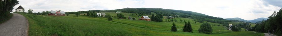 Landschaft im Gebiet von Malá Úpa im Riesengebirge