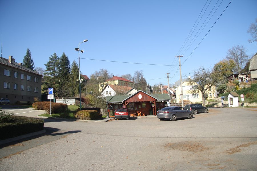 Ortszentrum von Mistrovice im Okres Ústí nad Orlicí