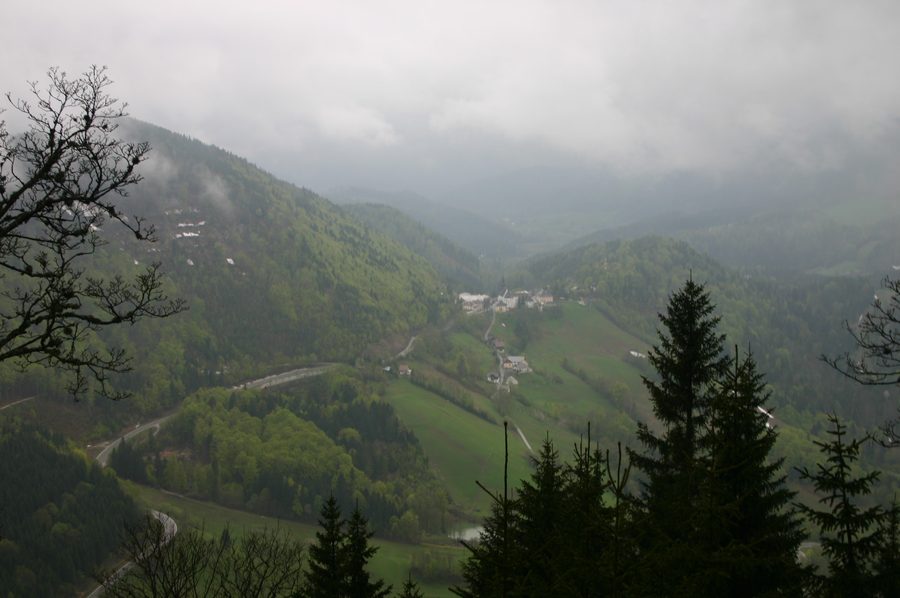 Panorama der Gemeinde Annaberg bei Mariazell in Österreich