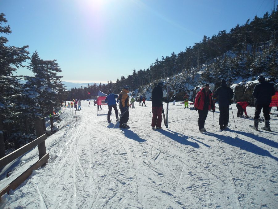 Blick auf den Killington Peak in den Green Mountains von Vermont