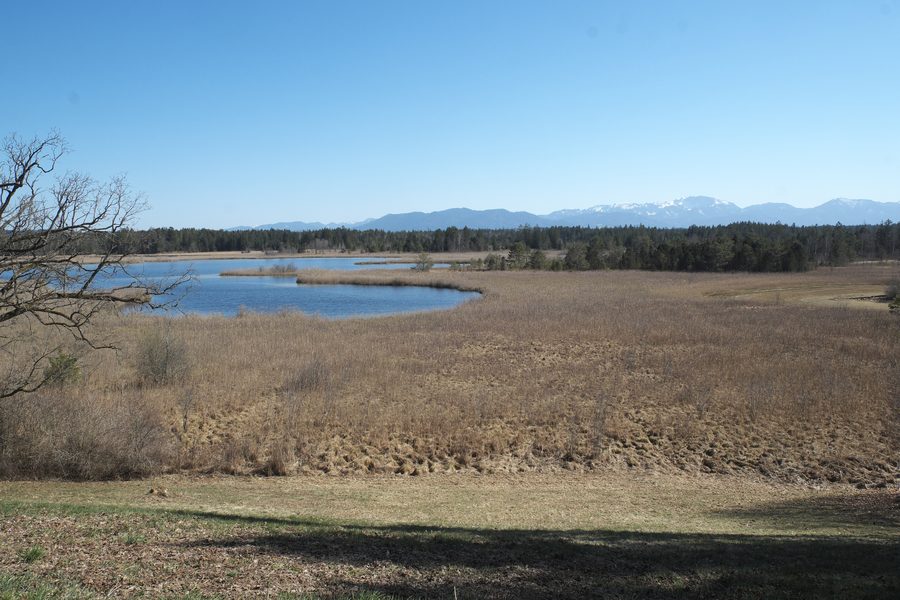 Osterseen mit Seen- und Moorlandschaft im oberbayerischen Landkreis Weilheim-Schongau