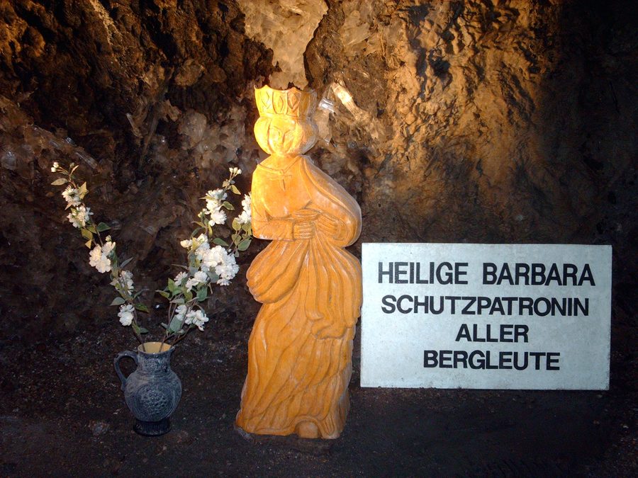 Blick in die Marienglashöhle bei Friedrichroda