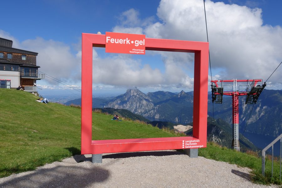 Aussichtspunkt am Feuerkogel im Höllengebirge bei Ebensee
