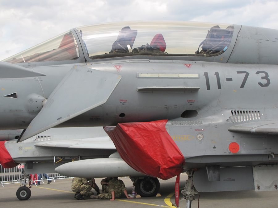 Eurofighter Typhoon beim AirPower-Event in Zeltweg
