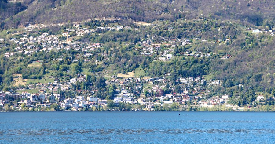 Ansicht von Minusio im Kanton Tessin