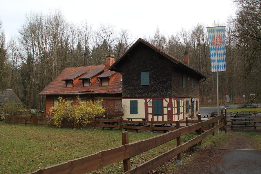 Waldhaus Engländer im Spessart bei Jakobsthal in Bayern