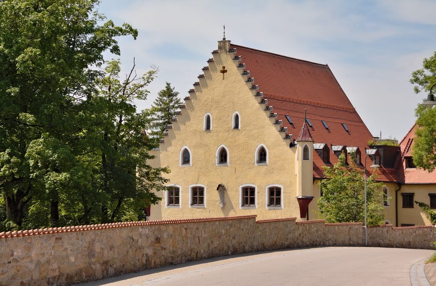 Schloss Hopferau im Allgäu von Osten