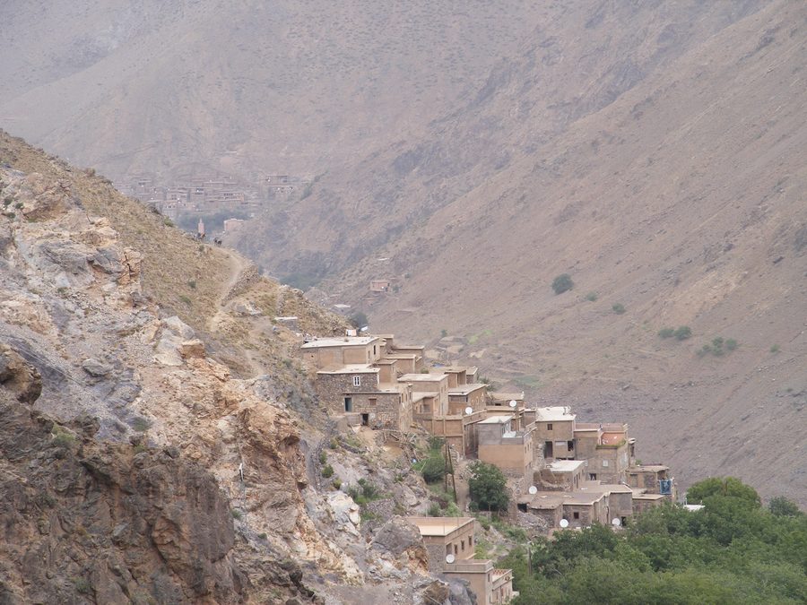 Berglandschaft in der Umgebung von Imlil im Hohen Atlas