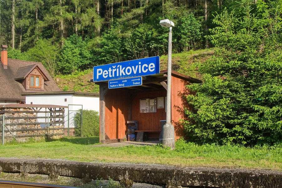Bahnhof Petříkovice in Tschechien