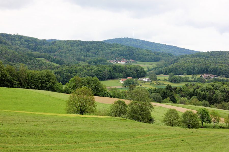 Landschaft beim Brotjacklriegel im Naturpark Bayerischer Wald