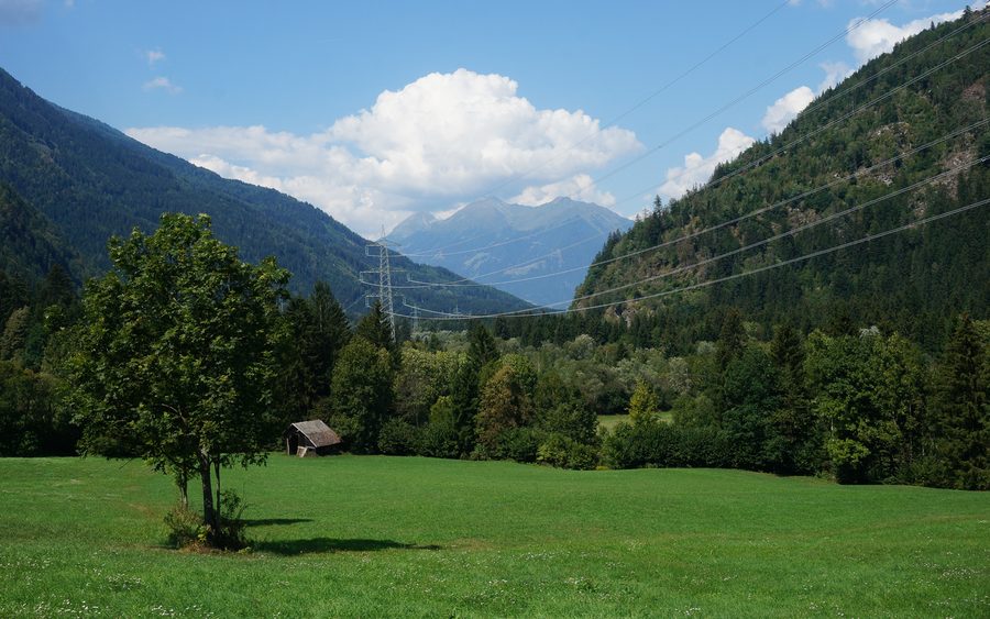 Panorama von Napplach in der Gemeinde Reißeck in Kärnten
