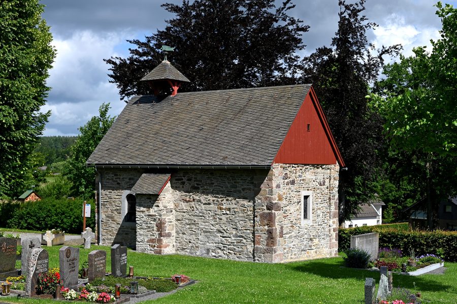 Pankratiuskapelle in Konzen, Ansicht von der Südostseite