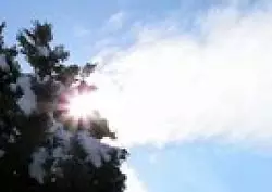 Snow and sun